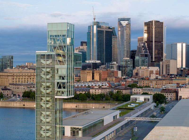 Port of Montreal Glass Tower Entry - A waterfront tower with a different point of view