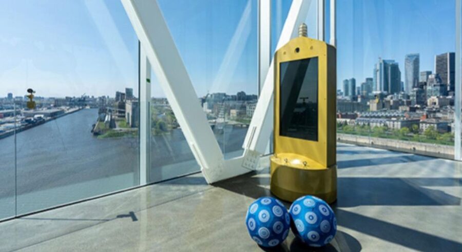 Port of Montreal Glass Tower Entry - Indoor viewing, outdoor possibilities, and seasonal use