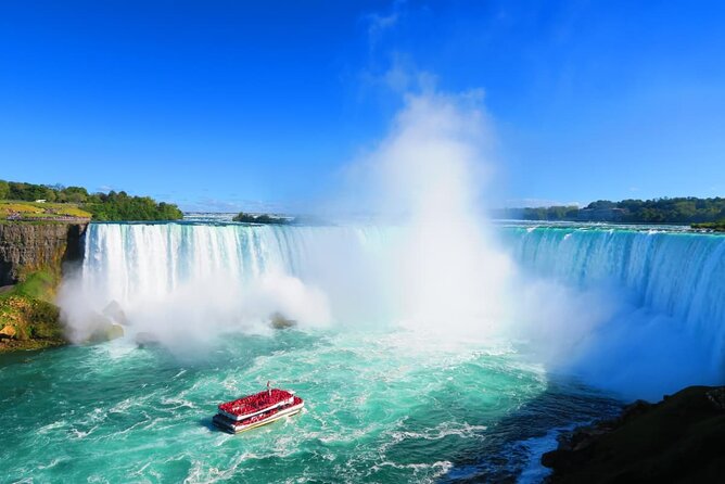 Private Niagara Falls Premium Driving Tour - The Niagara Whirlpool shows a rougher river
