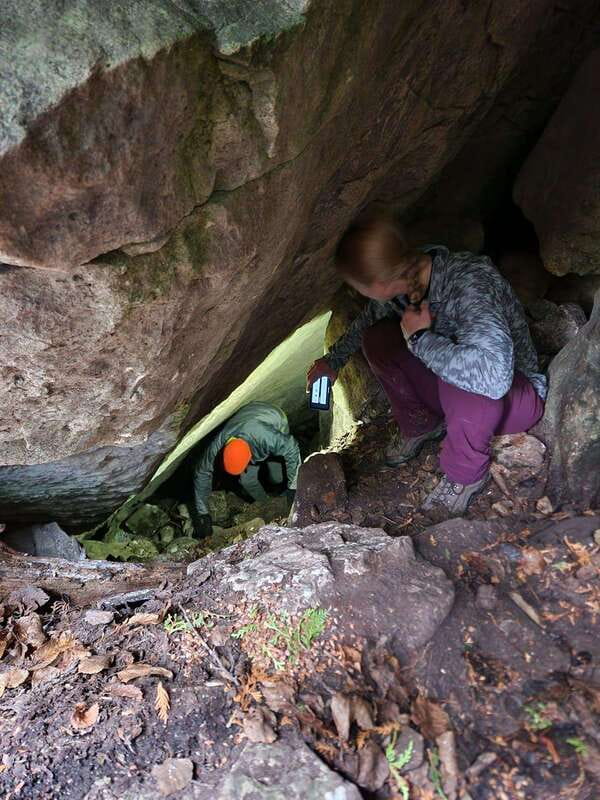 Private Nottawasaga Bluffs Caves Hike - Creemore/Collingwood - The lookout gives the hike its wide-open moment