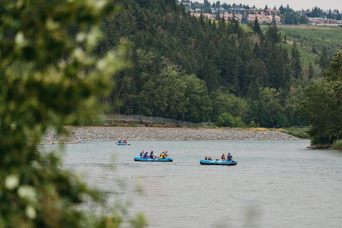 Private Self-guided River Rafting Tour in Calgary - The river route and changing travel time