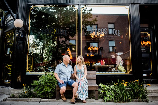 Private Vacation Photography Session with Photographer in Montreal - Saint-Louis Square for a More Local Setting