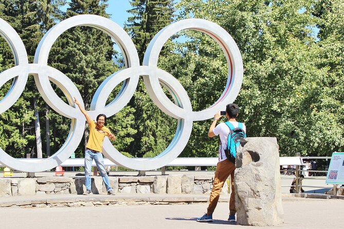Private Whistler Sightseeing Tour: Discover all of Whistler in Comfort! - Olympic Plaza finishes the orientation