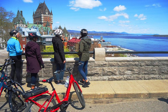 Quebec City: Electric Bike Tour - Château Frontenac and the cathedral exterior