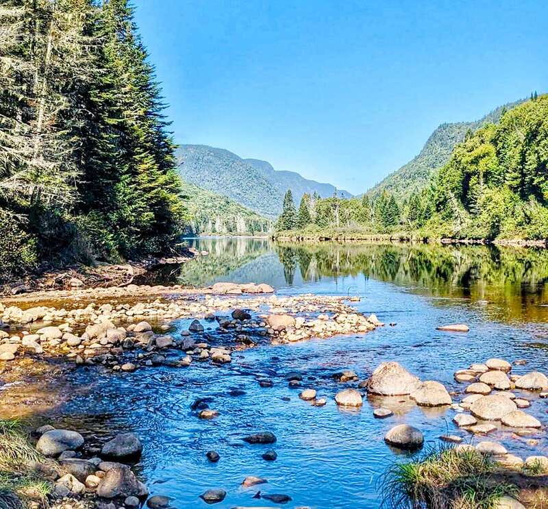 Quebec City: Guided Hike in Jacques-Cartier National Park - The morning trail, roots, forest, and valley views