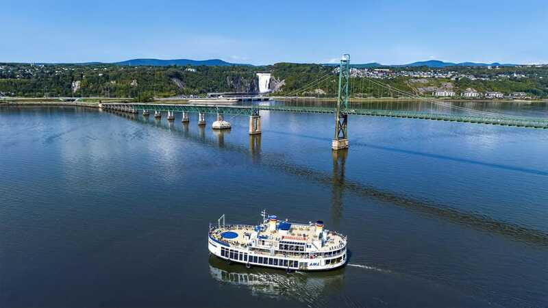 Québec City: Guided Sightseeing River Cruise - Outdoor decks, indoor seating, and the onboard bistro