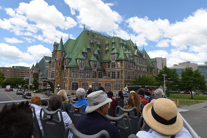 Quebec City Hop-On Hop-Off - Audio, Wi-Fi, seating, and the open upper deck