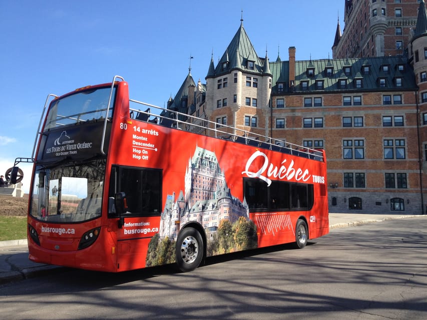 Quebec City: Hop-on Hop-off Open-Top Double Decker Bus Tour - Why the bus makes sense in hilly Québec City
