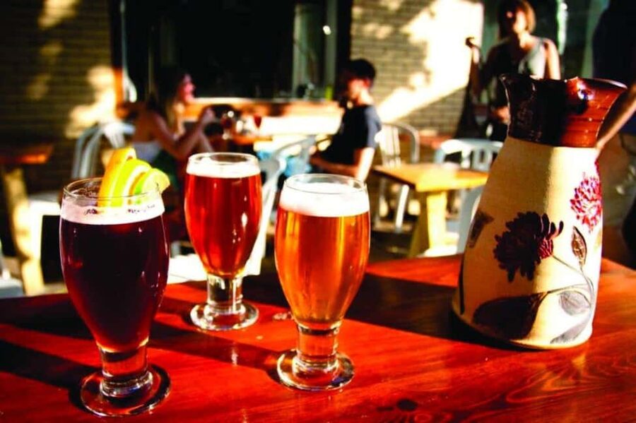 Quebec City: Montmorency Falls and Microbrewery eBike Tour - The return ride and the La Barberie finish