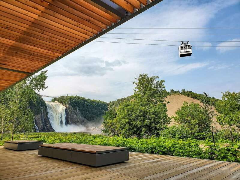 Quebec City: Montmorency Falls with Cable Car Ride - The Cable Car Ride to the Upper Viewpoints