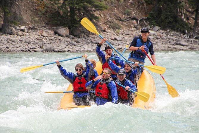 Rafting on Athabasca River Mile 5 in Jasper - What the $75.34 price covers