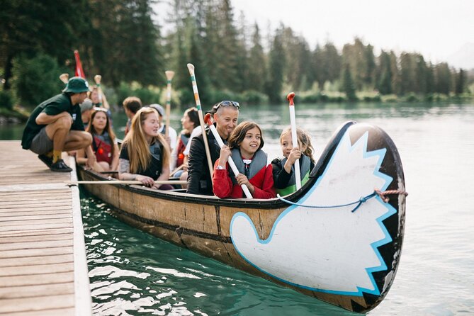 River Explorer | Big Canoe Tour in Banff National Park - Getting settled in the big canoe