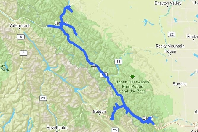 Self-Guided Audio Tours for the Canadian Rockies - Banff townsite: hot springs, waterfalls, and mountain views