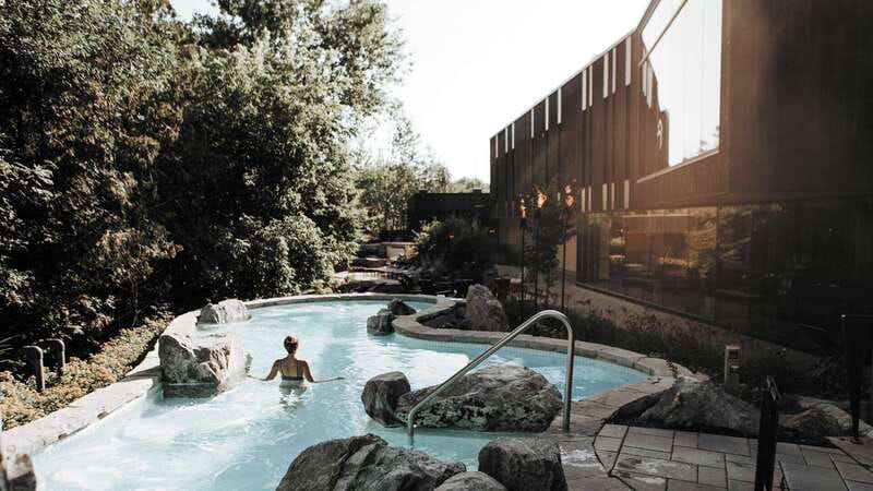 Sherbrooke: Nordic Spa Thermal Experience - The Lac des Nations Setting Gives This Spa Its Character