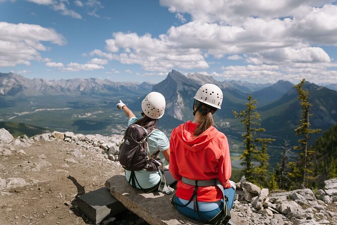 Small-Group Guided Via Ferrata Climbing with Banff's Best Views - Banff views from a different angle