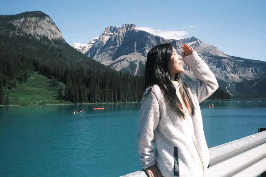 Small Grp: Emerald Lake (Optional Canoe) & Takakkaw Falls - Two and a half hours at Emerald Lake