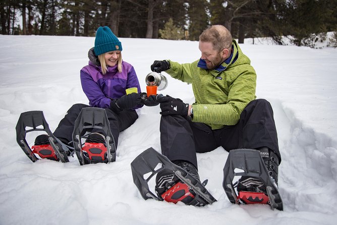Snowshoeing Tour to the Paint Pots - Maple taffy, hot chocolate, and a crazy carpet