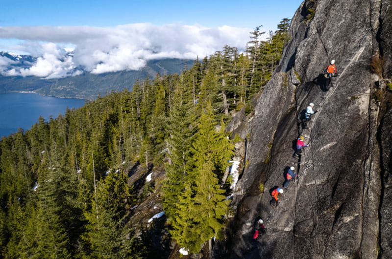 Squamish: Via Ferrata Climbing Adventure - Through old-growth forest to the flight deck