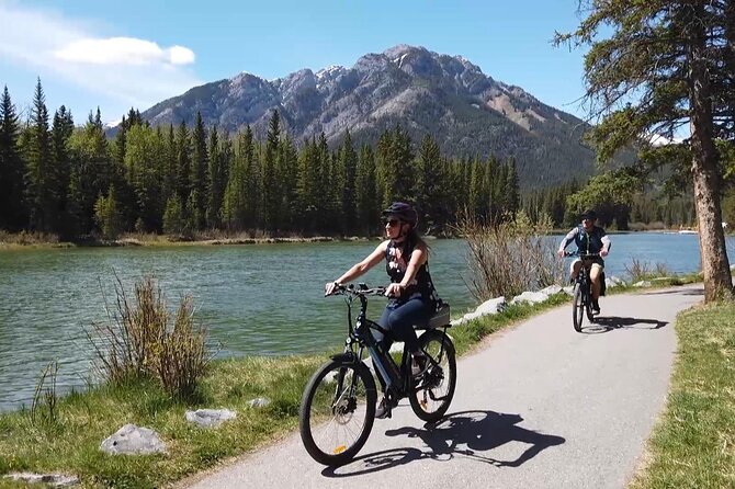 Sundance Canyon eBike and Hike Guided Tour - Returning along the Bow River pathway