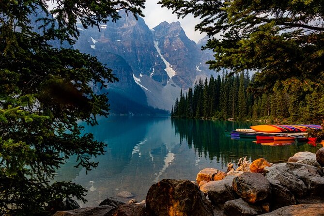 Sunset at Moraine Lake & Stargazing Tour from Canmore/Banff - Wildlife and Morant’s Curve on the way