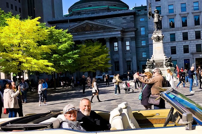 The 1-Hour Convertible Cadillac Old-Montréal History Tour SHARED - Starting at Bonsecours Market