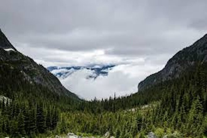 The Glacier Helicopter Sightseeing Tour - Wedgemount Lake, the first major view