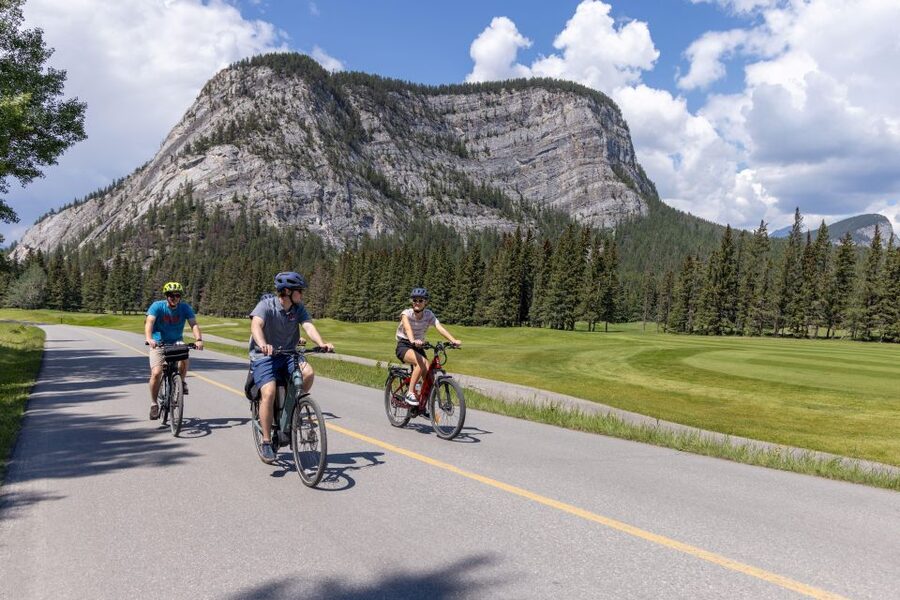 The Local Banff Explorer - E-Bike Tour - What the electric bikes feel like on the route