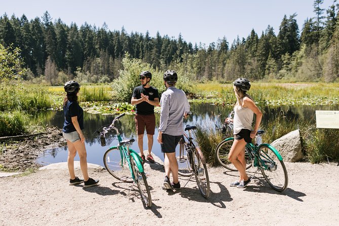 The Stanley Park Bicycle Tour by Cycle City Tours - Entering the Forest at Stanley Park