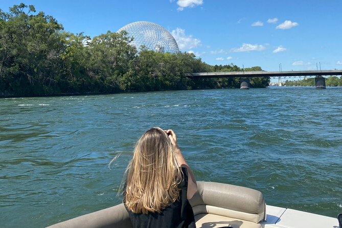 The Ultimate Montreal Boat Tour – Fall Colors Apéro Edition - The Victoria Bridge and La Ronde