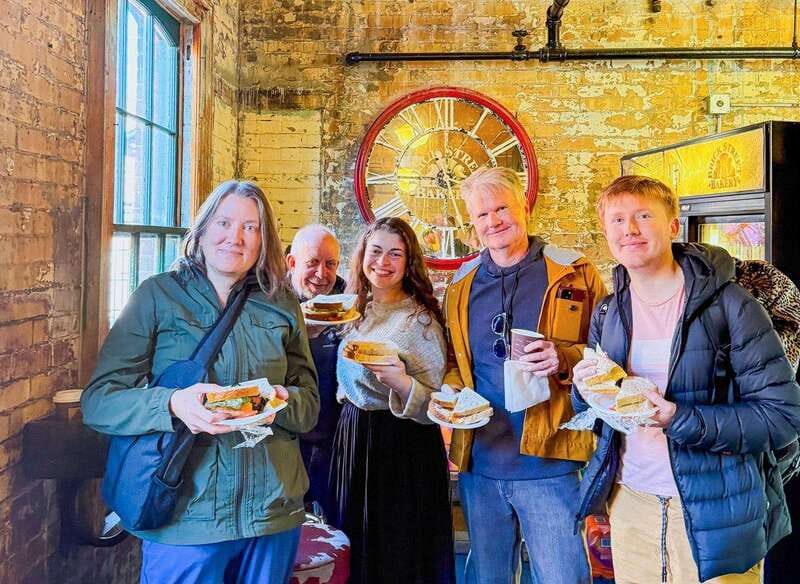 Toronto: Distillery District Breakfast Walking Tour - Walking the brick streets with your guide