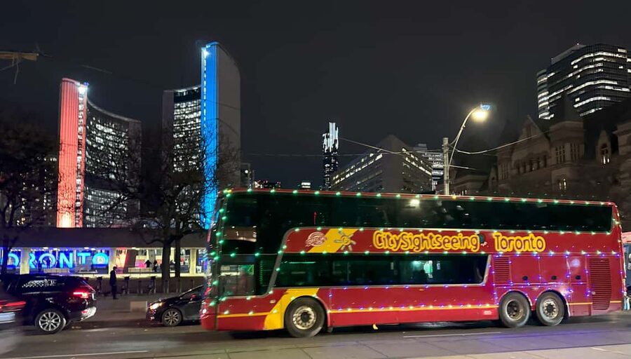 Toronto: Festive Lights Bus Tour - Key points to know before you book