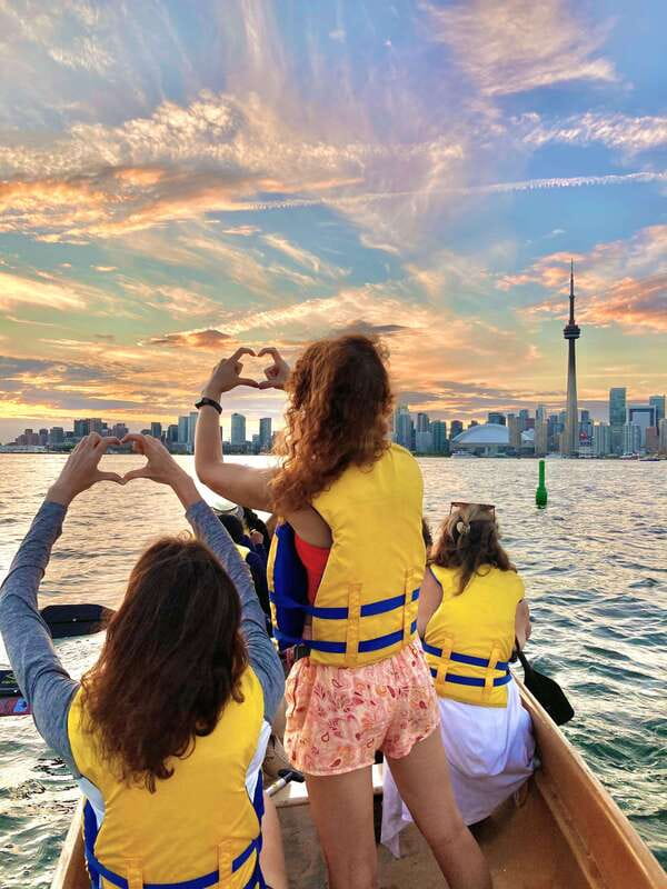 Toronto Islands: Sunset Canoe Tour - Key points at a glance