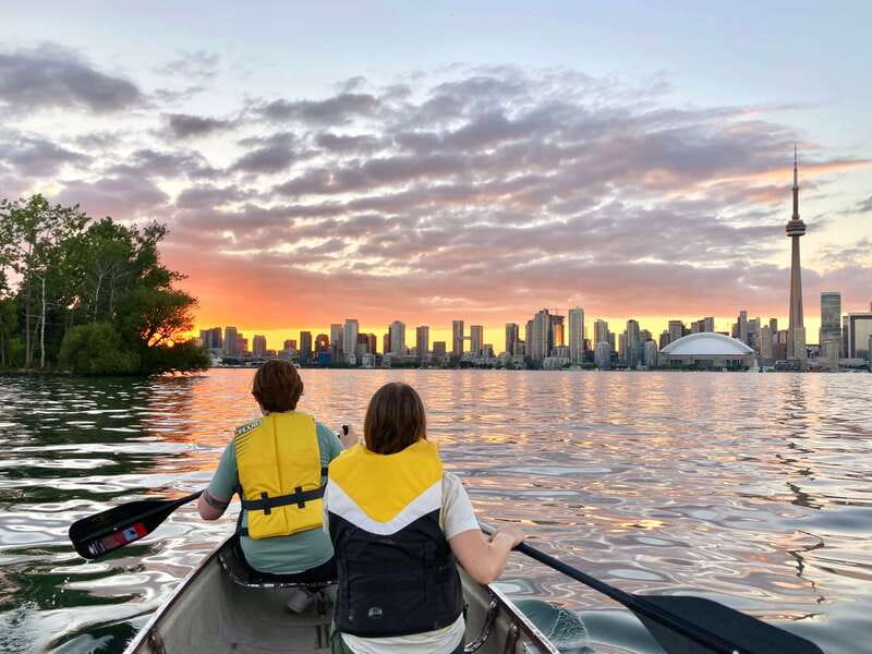 Toronto Islands: Sunset Canoe Tour - What the one to one-and-a-half hours feels like