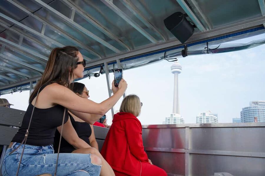 Toronto: Premium Driving Tour with Tower and Harbour Cruise - Starting above the city at the CN Tower
