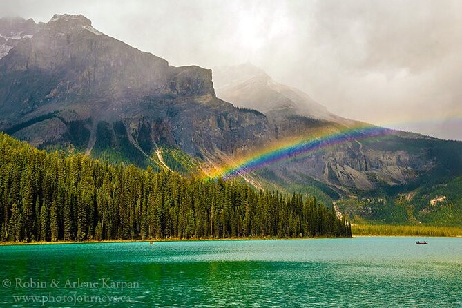 Tour of Yoho National Park See Canada's Second Highest Waterfall - Natural Bridge turns a river into a stone corridor