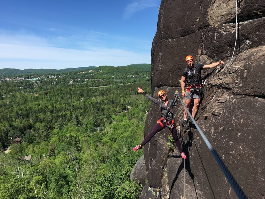 Tyroparc: Via Ferrata and Hiking in the Laurentians - The 450-Meter Walk to the Cliff