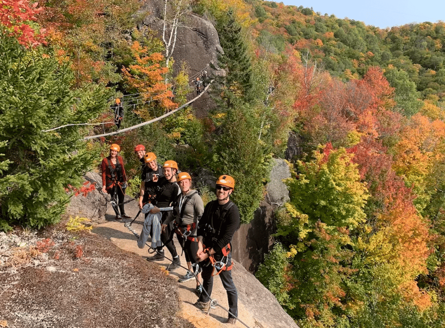 Tyroparc: Via Ferrata and Hiking in the Laurentians - Bridges, Handles, and Cliff Obstacles