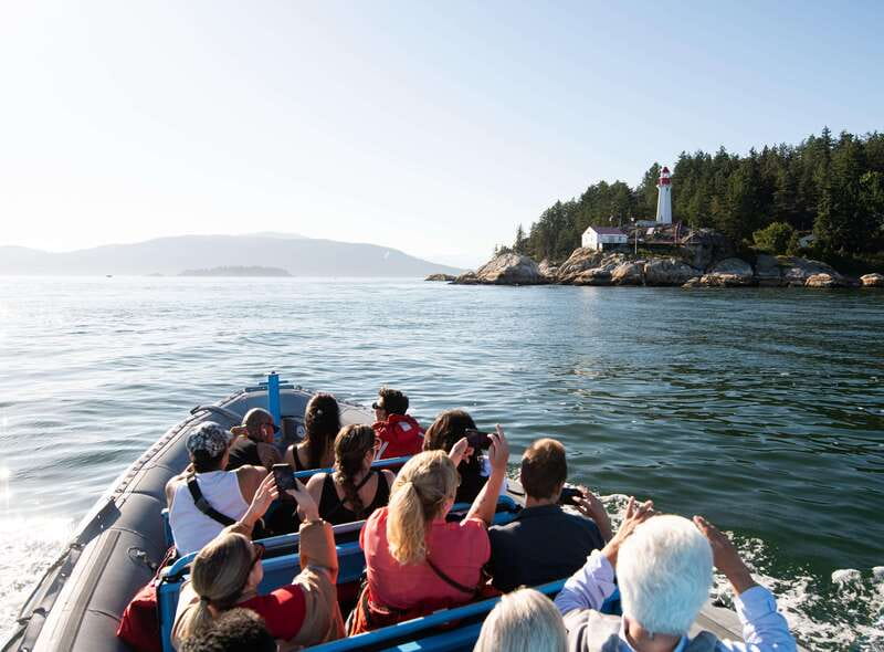 Vancouver: Boat to Bowen Island on UNESCO Howe Sound Fjord - Lighthouse Park and coastal rainforest