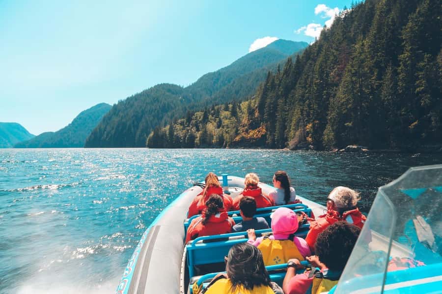 Vancouver: City and Seal Boat Tour - Stanley Park and the Lions Gate Bridge from the water