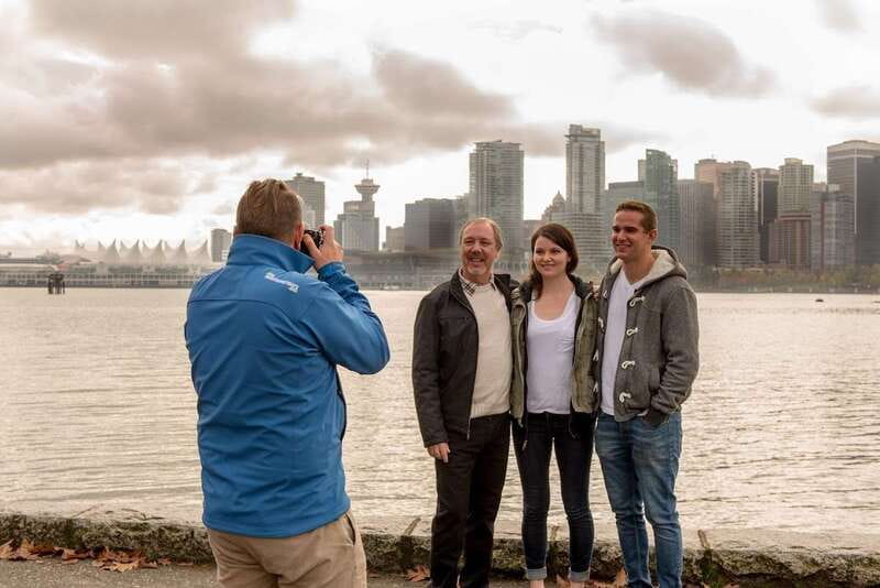 Vancouver: City+Lookout+Capilano Suspension Bridge Ticket - English Bay and Vancouver’s waterfront
