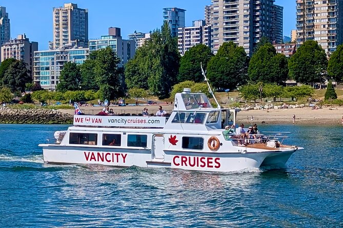 Vancouver Sightseeing Boat Cruise with Live Tour Guide - Leaving X Port Marina through False Creek