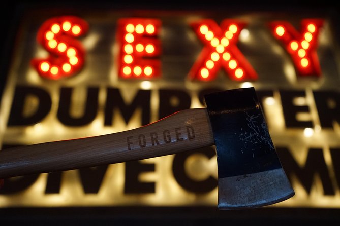 Whistler's Guided Axe Throwing Experience - The Forged Axe Throwing setting near Whistler