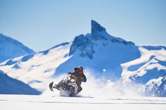 Whistler Wilderness Run Snowmobile Tour - Leaving Carleton Lodge for the backcountry