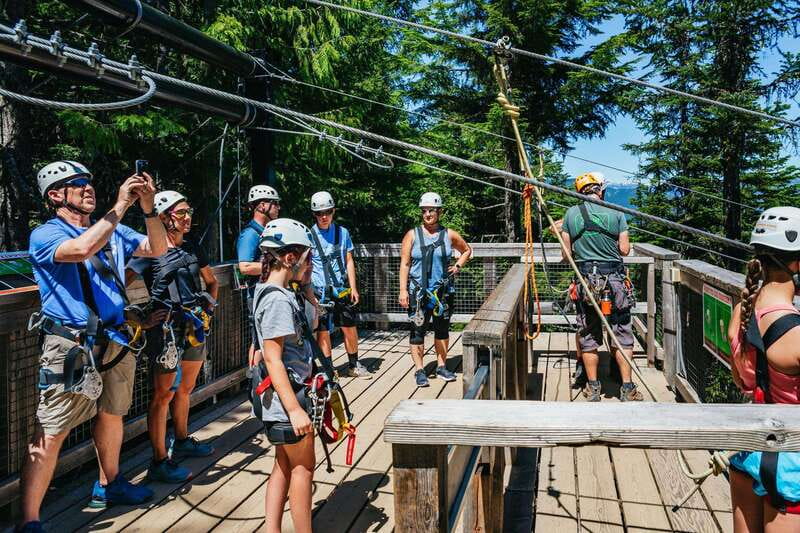 Whistler: Ziplining Experience - Five ziplines through Fitzsimmons Valley