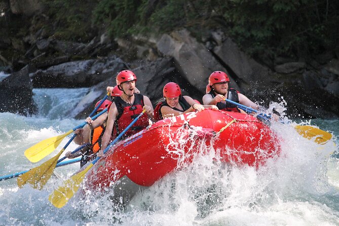 Whitewater Rafting on Jasper's Fraser River - The Rearguard Falls portage