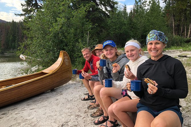 Wild Current Canoe Adventure Join a small group - Paddling beneath Pyramid Mountain
