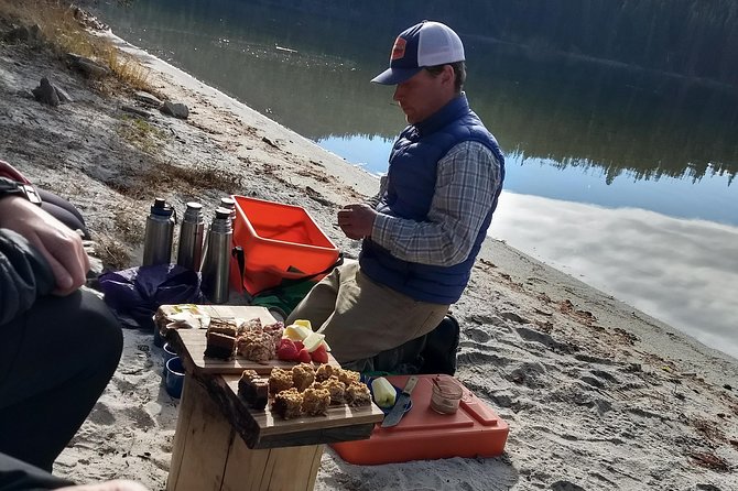 Wild Current Canoe Adventure Join a small group - The halfway stop with hot drinks and baking