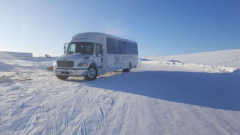 Yellowknife: City Tour - Winter brings the ice road and ice castle